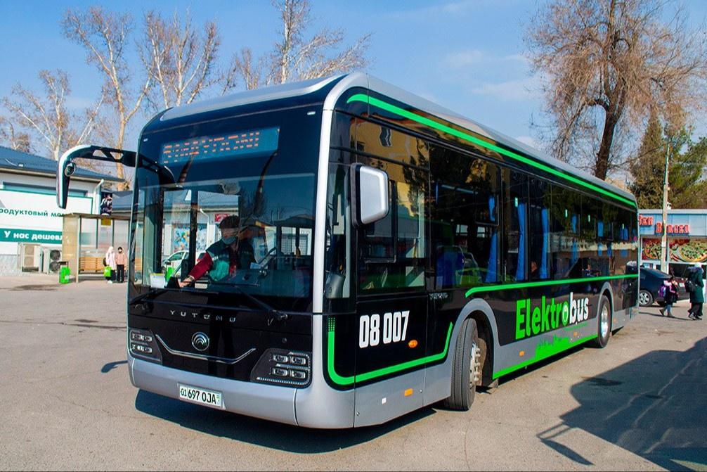 Samarqandga yana 8 ta elektrobus olib kelindi