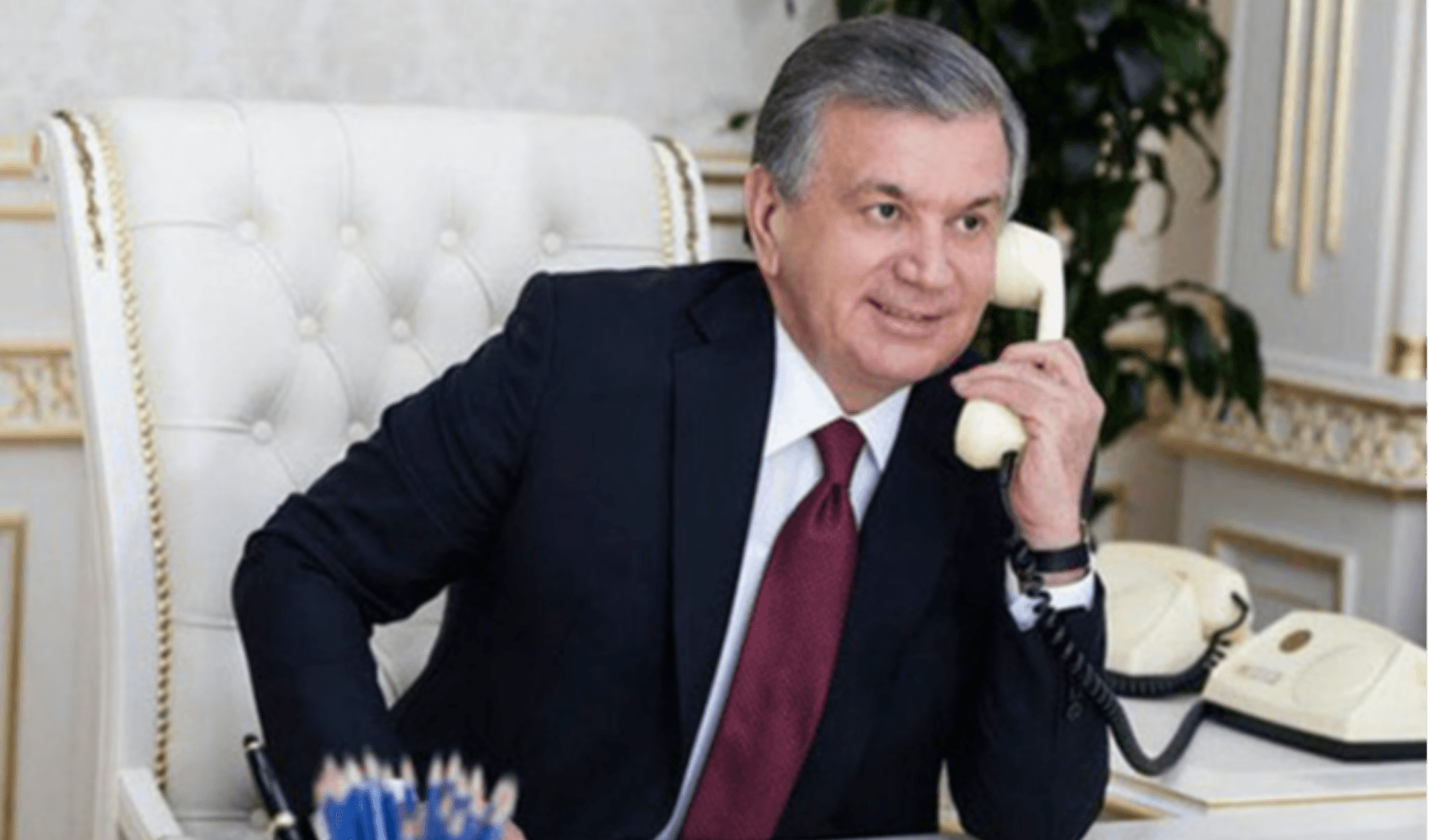 Shavkat Mirziyoyev Serdar Berdimuhamedov bilan telefon orqali muloqot qildi