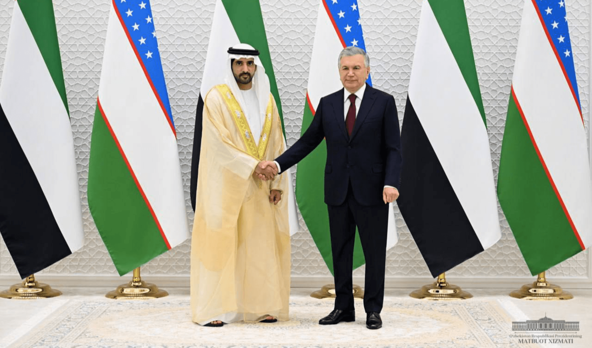 Shavkat Mirziyoyev BAA delegatsiyasini qabul qildi